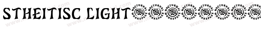 stheitisc light亮体字体转换
